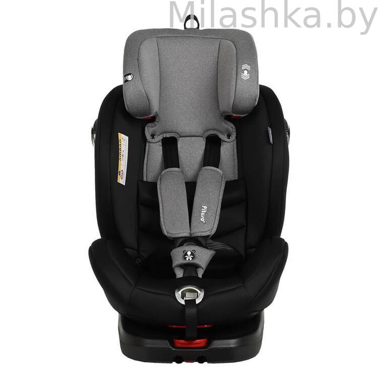 Автокресло Pituso Roys Pro IsoFix (0-36 кг) черный/серый