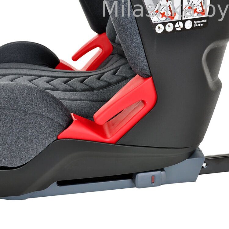 Pituso детское автокресло Arse Isofix (Изофикс) 15-36 кг Темно-серый B06-C