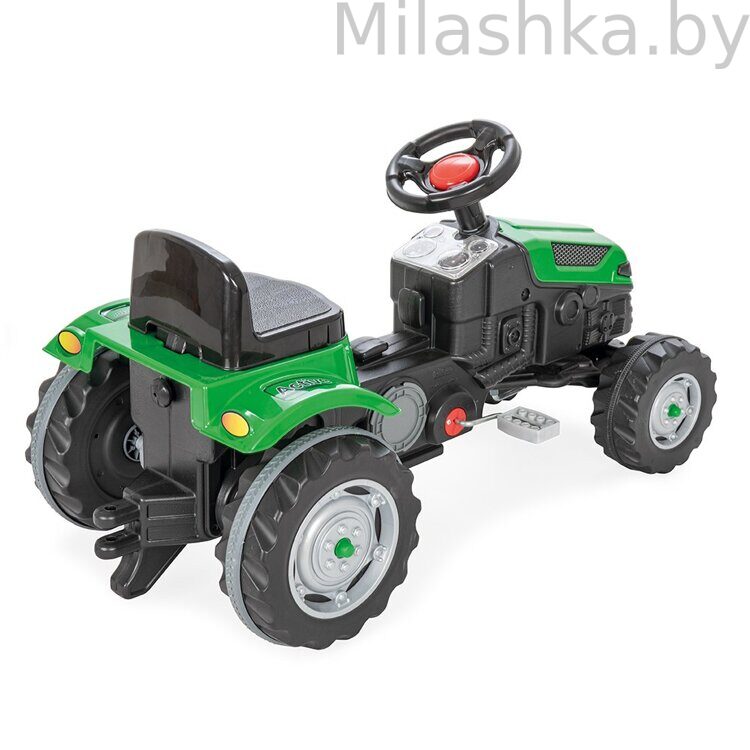 PILSAN Педальная машина Трактор (3-8лет), Green/Зеленый 07314