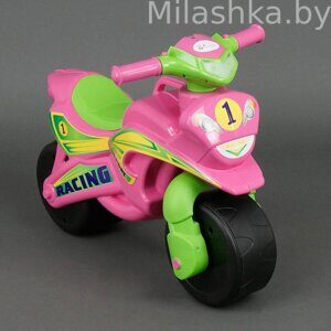 Беговел мотоцикл для детей Doloni Мотобайк Sport розовый 0139