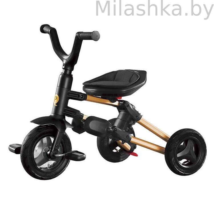 Велосипед трехколесный QPlay NOVA + Black-Gold/Черный-Золотой