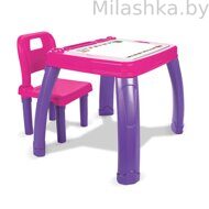 PILSAN Набор Столик со стульчиком Pink/Малиновый 03402