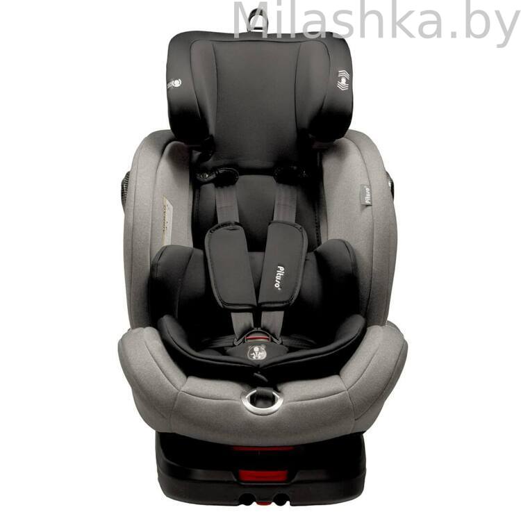 Автокресло Pituso Roys Pro IsoFix (0-36 кг) серый/черный вкладыш