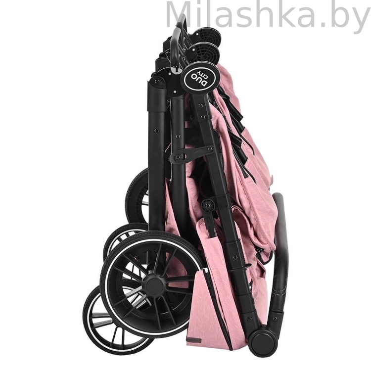 Прогулочная коляска для двойни PITUSO DUOCITY Dusty Rose/Пыльная Роза Т1 2023