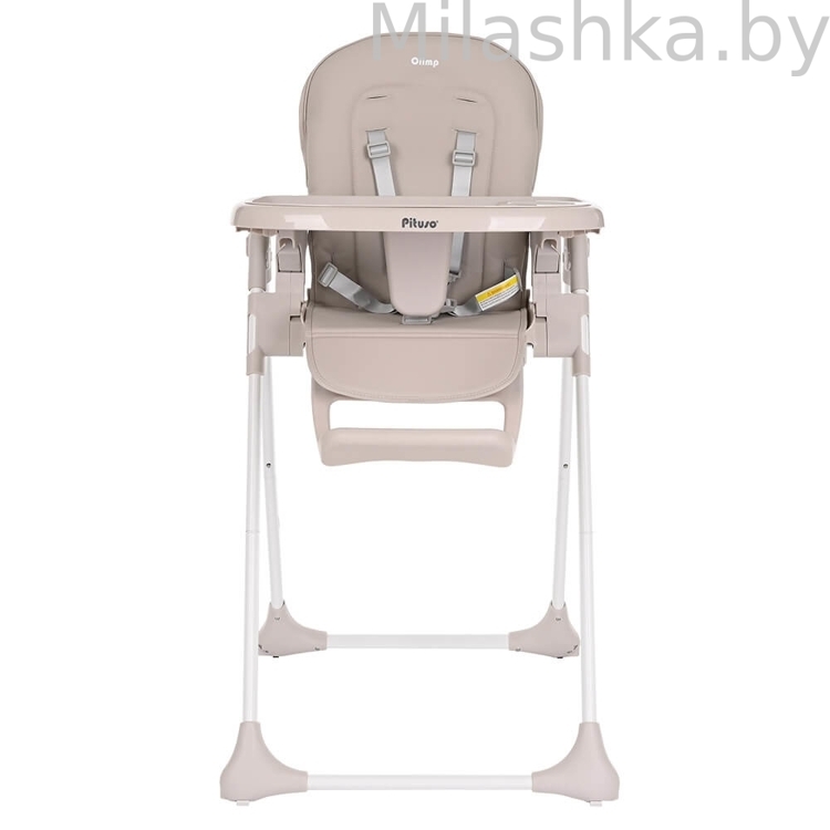 PITUSO Стул для кормления Olimp Light Grey/Светло-серый, ECO-кожа