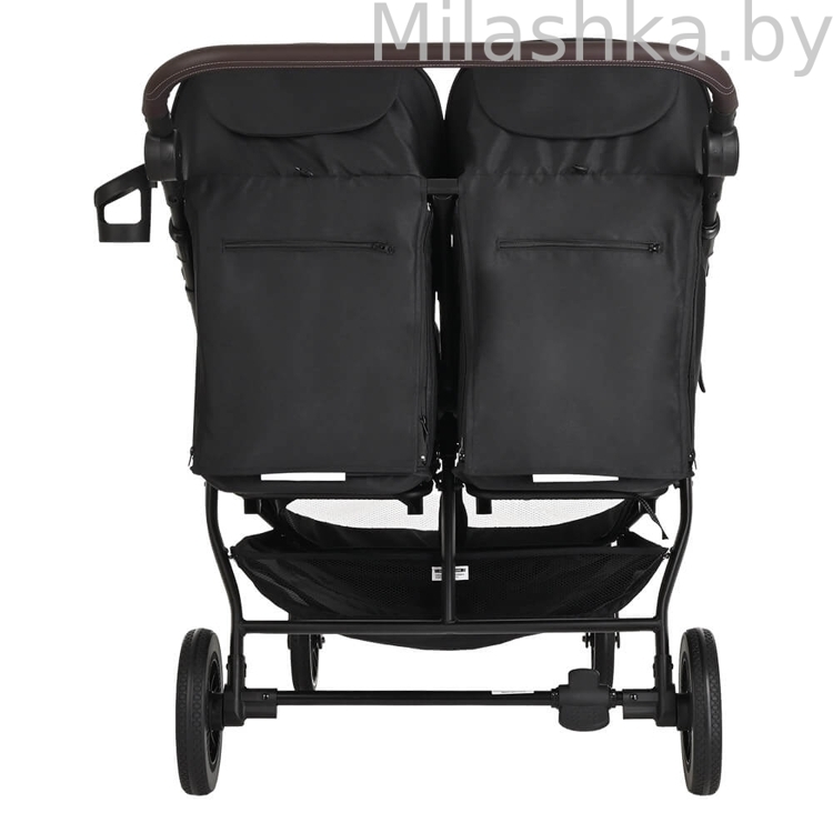 Прогулочная коляска для двойни PITUSO DUOCITY Black/Черный Т1 2023