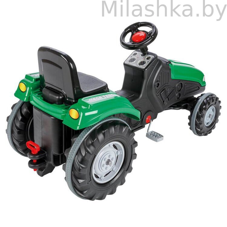 PILSAN Педальная машина Трактор MEGA Green/Зеленый 07321