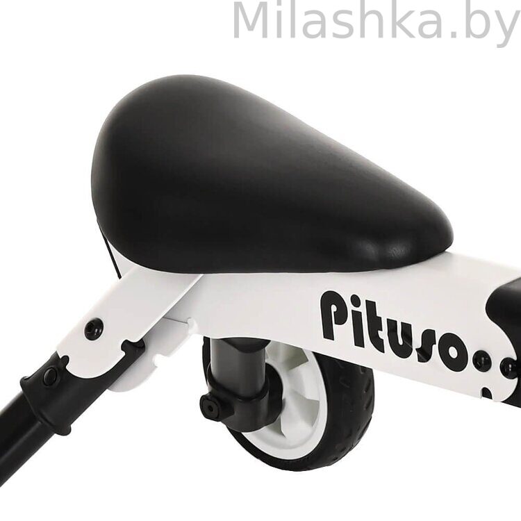 Велосипед детский трехколесный PITUSO 2в1 Букашка складной White/Белый AS003