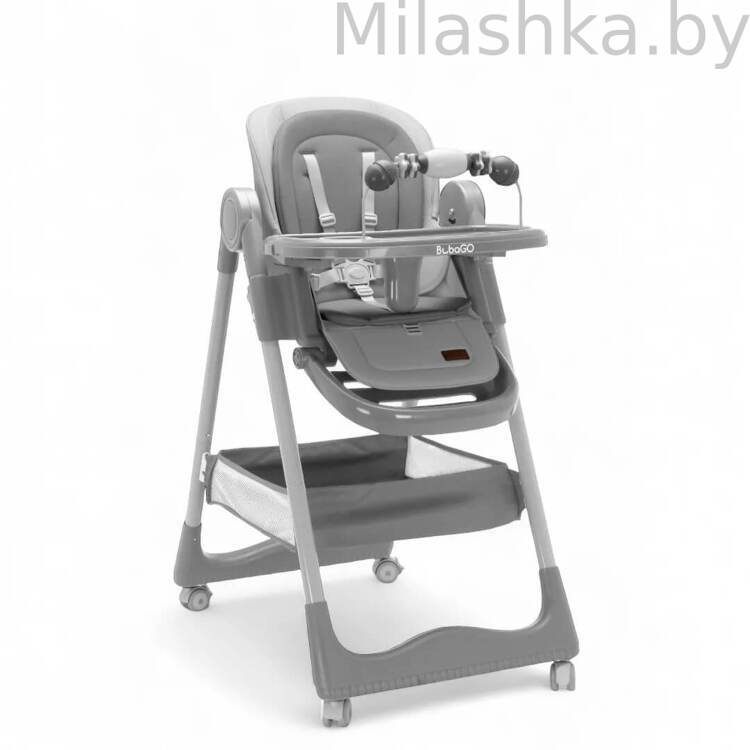 Стульчик для кормления Bubago Albert Grey/Серый BG 138-1
