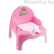 DUNYA Детский горшок-кресло 11102 Розовый/Малиновый