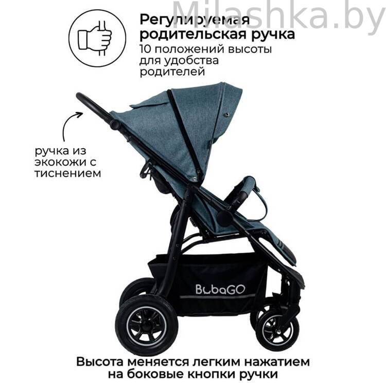 Коляска детская прогулочная Bubago Sorex Green/Лазурный BG 107-5