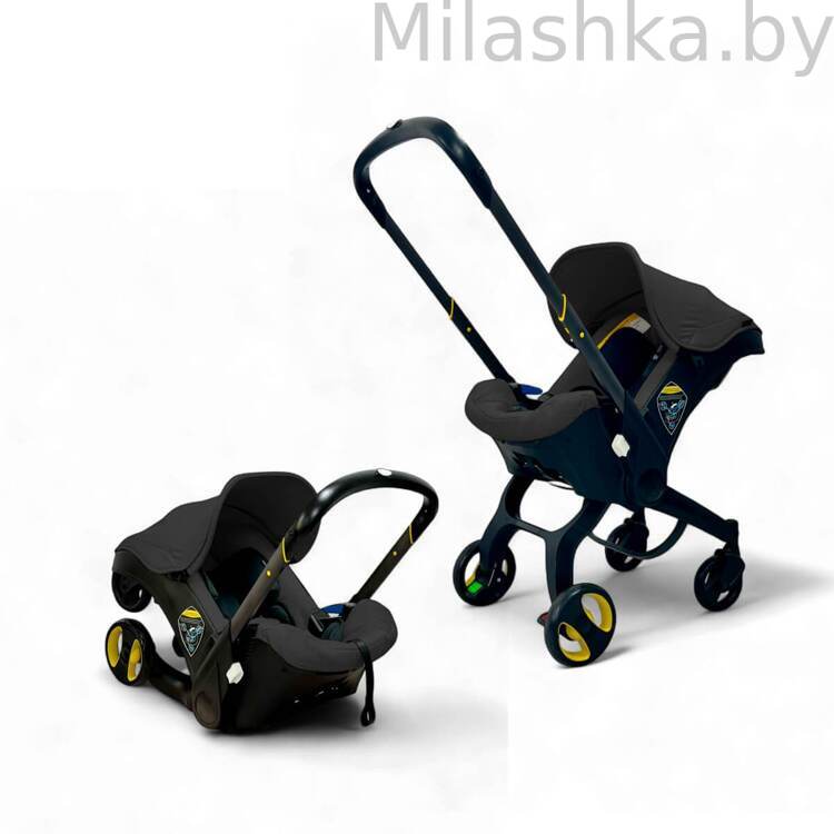 Коляска детская прогулочная 4в1 BubaGo Mirco BG 153-1 Черный