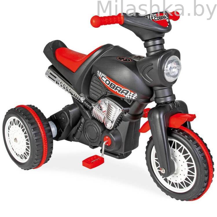 PILSAN Педальный мотоцикл Cobra Black/Черный 3-5 лет 07323