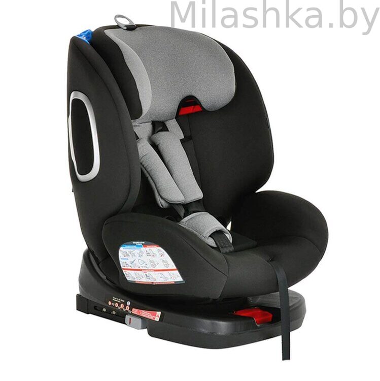 Детское автокресло Pituso Roys (0-36 кг) Black Grey/Черно-Серый