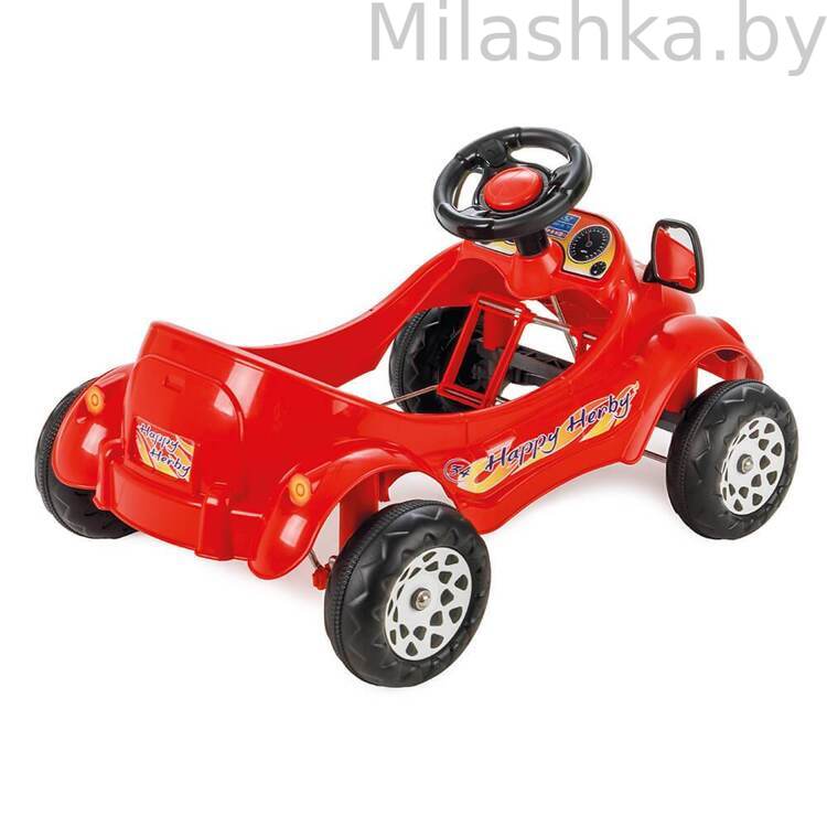 PILSAN Педальная машина Herby Car Red/Красный 07303