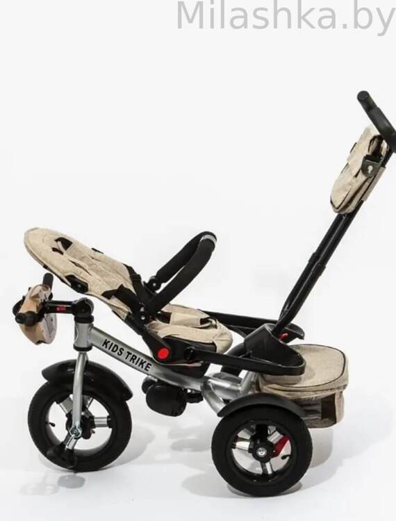 Детский трёхколесный велосипед трансформер Kids Trike Lux Comfort бежевый 6088