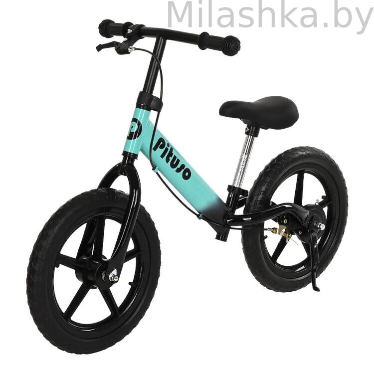 Беговел PITUSO Champion колеса EVA 14" Black-blue/Черно-голубой CB2021