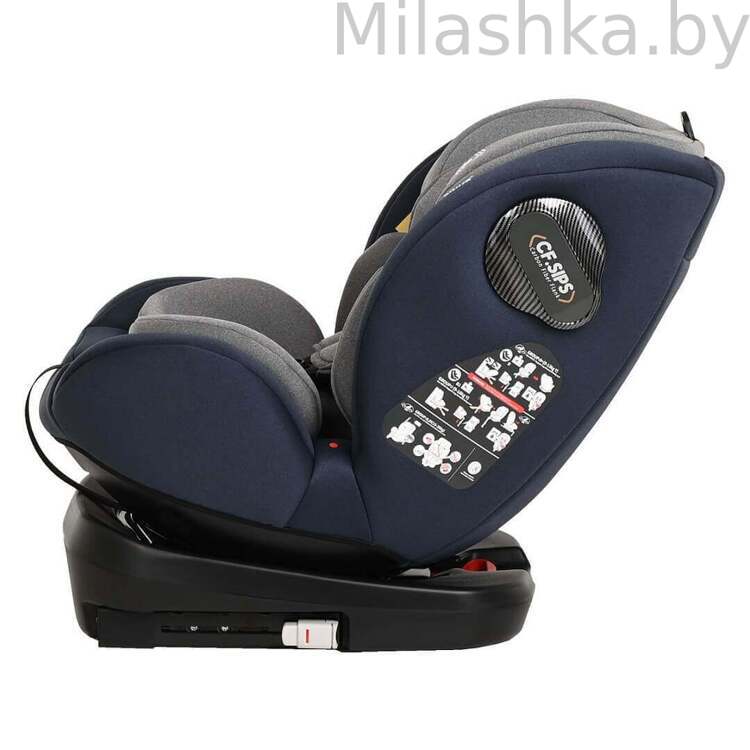 Автокресло Pituso Roys Pro IsoFix (0-36 кг) джинс/серый