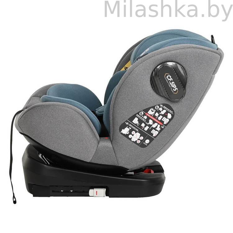 Автокресло Pituso Roys Pro Isofix (0-36 кг) серый/темно-синий