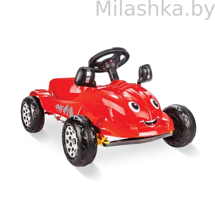 PILSAN Педальная машина Herby Car Red/Красный 07302