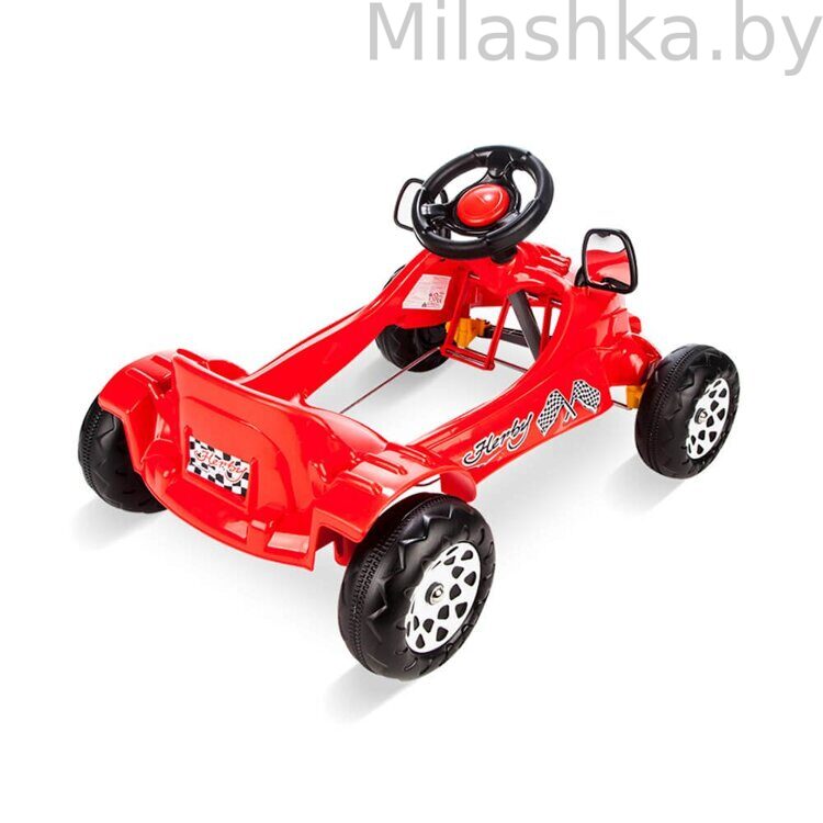 PILSAN Педальная машина Herby Car Red/Красный 07302