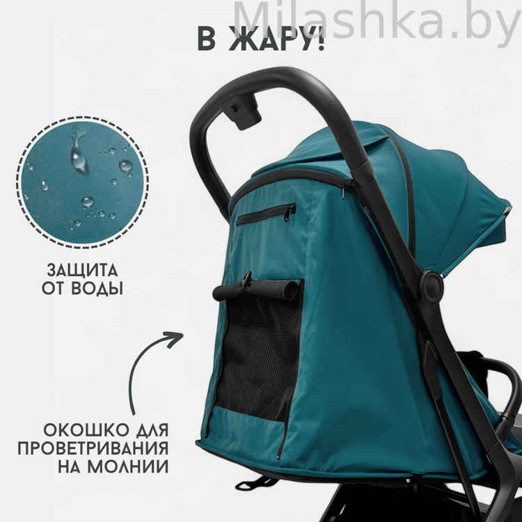 Коляска детская прогулочная BubaGO Luna BG 154-2 Синий