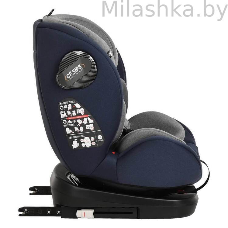 Автокресло Pituso Roys Pro IsoFix (0-36 кг) джинс/серый