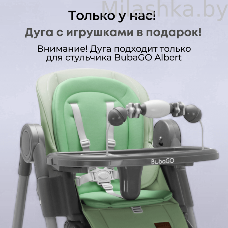 Стульчик для кормления Bubago Albert Olive/Оливковый BG 138-3