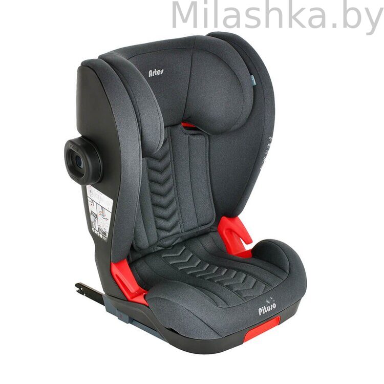 Pituso детское автокресло Arse Isofix (Изофикс) 15-36 кг Темно-серый B06-C
