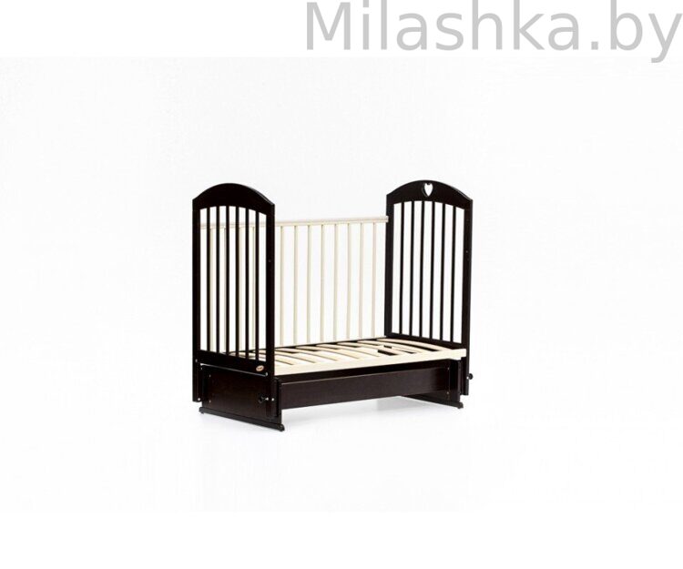 Кроватка детская мультимаятник без ящика Bambini Comfort арт. 20 (темный орех+слоновая кость) Бамбини Комфорт 20