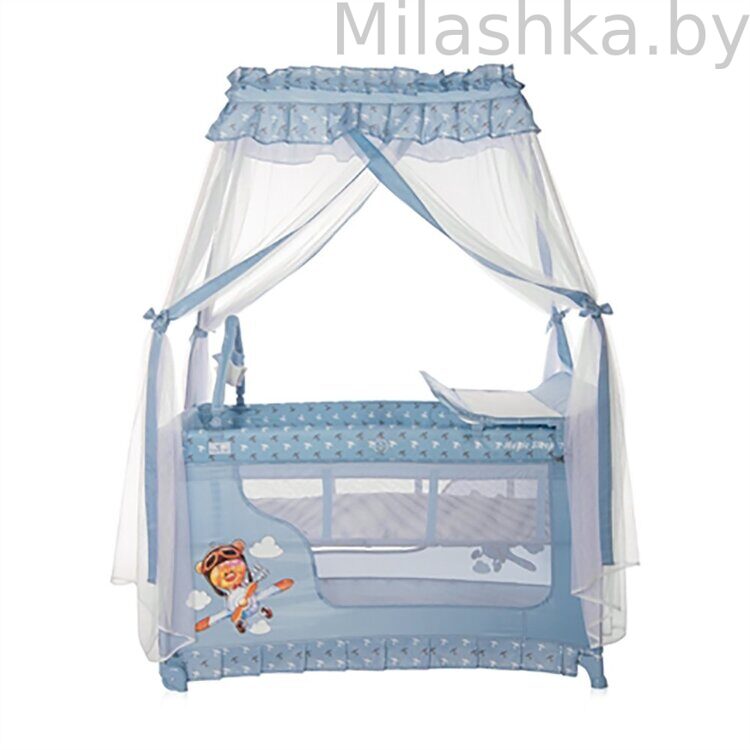 Кровать-манеж Lorelli Magic Sleep Blue Adventure