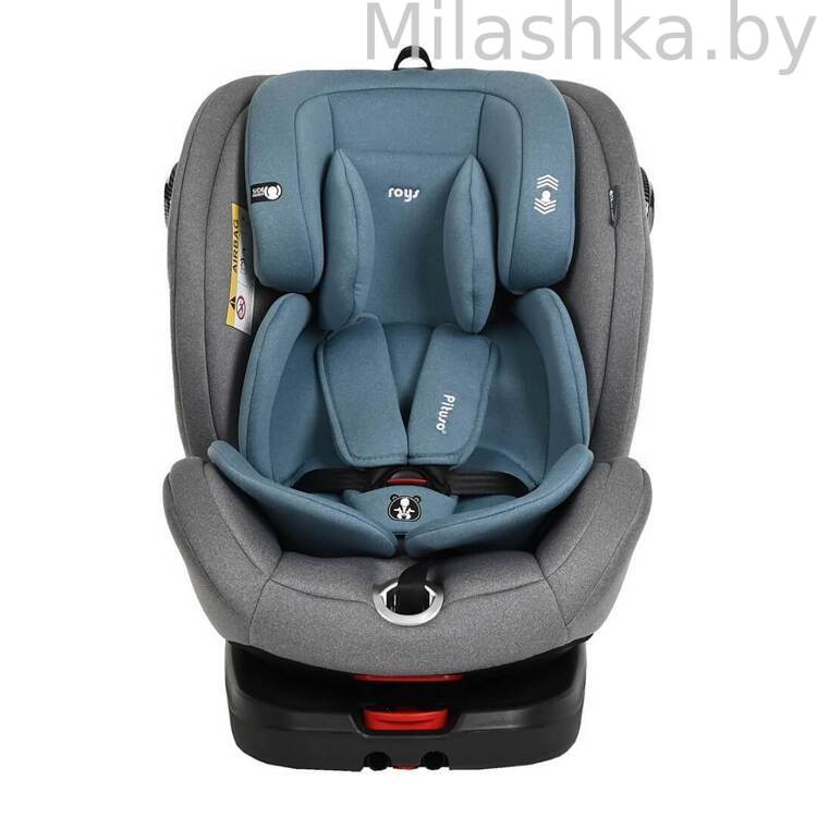 Автокресло Pituso Roys Pro Isofix (0-36 кг) серый/темно-синий