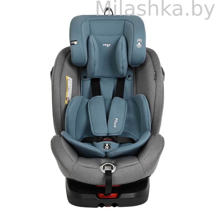 Автокресло Pituso Roys Pro Isofix (0-36 кг) серый/темно-синий