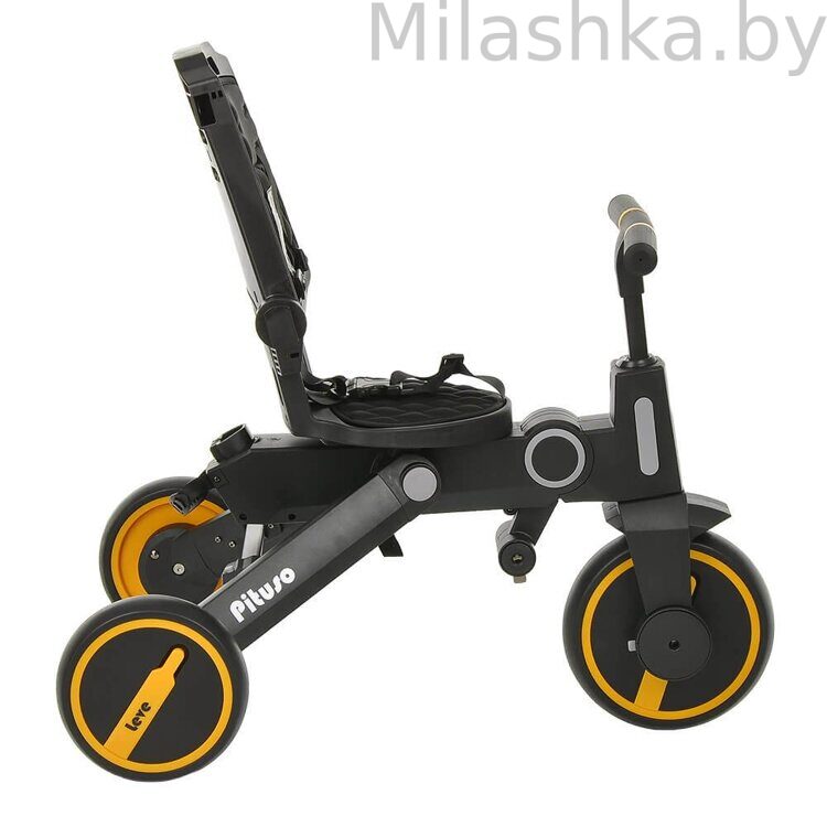 Велосипед трехколесный Pituso Leve HD-400 Black/Черный