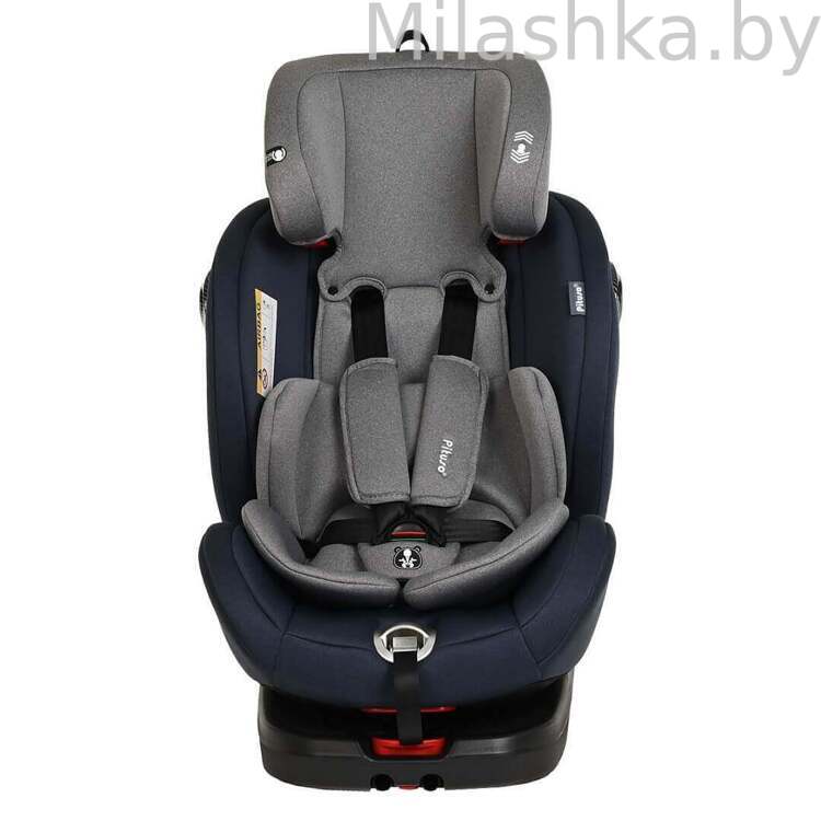 Автокресло Pituso Roys Pro IsoFix (0-36 кг) джинс/серый