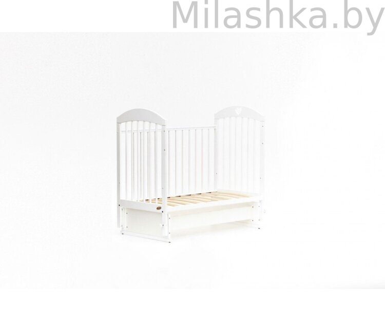 Кроватка детская мультимаятник без ящика Bambini Comfort арт. 20 (белая) Бамбини Комфорт 20