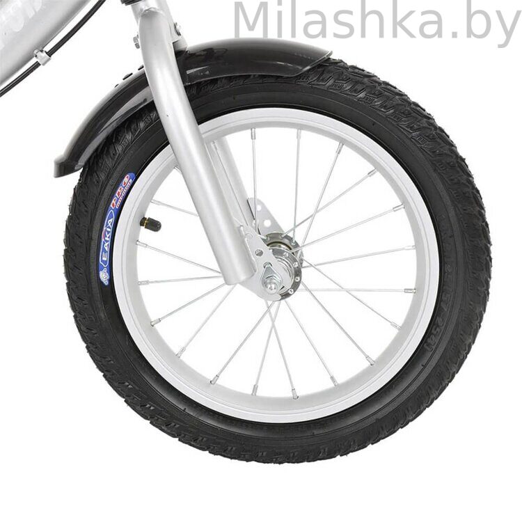 Беговел PITUSO Pulsar AIR 14" Silver matt/Серебро матовый