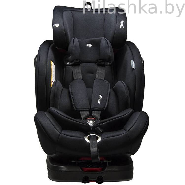 Автокресло Pituso Roys Pro IsoFix (0-36 кг) черный/черный вкладыш