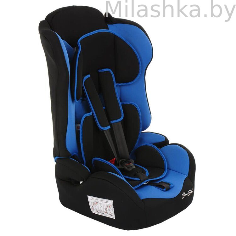 Автокресло детское Bambola Primo 9-36 кг Черный/Синий KRES2928