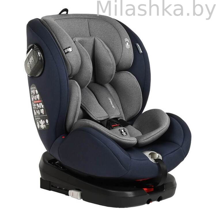 Автокресло Pituso Roys Pro IsoFix (0-36 кг) джинс/серый