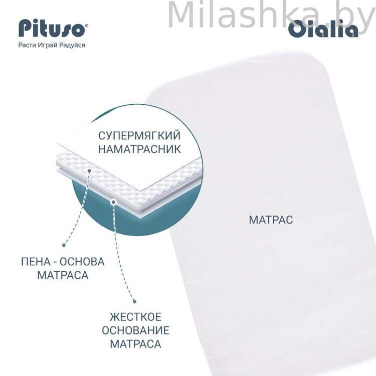 PITUSO Колыбель Olalia Light Grey /Светло-серый S5-DY
