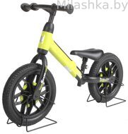 Беговел Qplay Spark Balance Bike светящиеся колеса, цвет зеленый