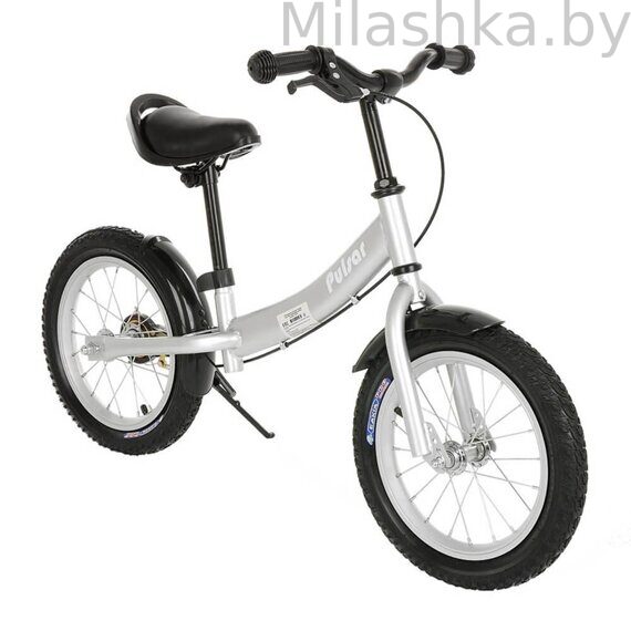 Беговел PITUSO Pulsar AIR 14" Серебро матовый
