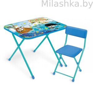 Набор складной мебели Ника Пираты (стол+мягкий стул) NK-75A/2