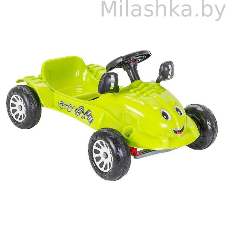 PILSAN Педальная машина Herby Car Green/Зеленый 07302